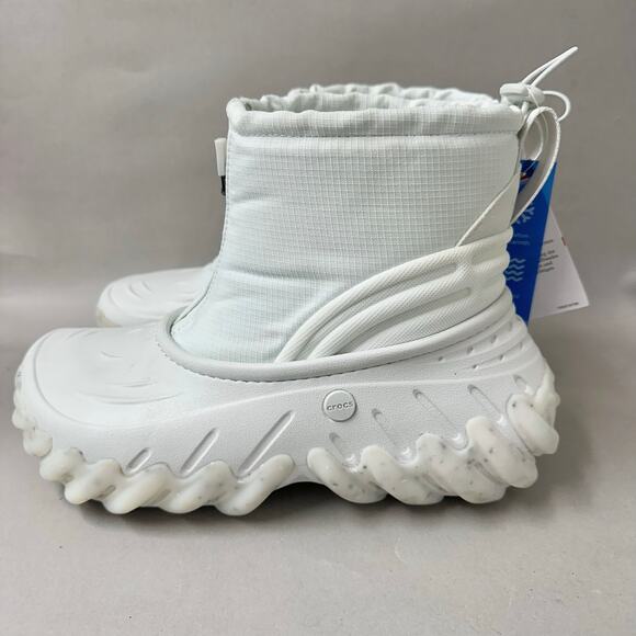 Crocs Echo Boot Z Shield Boots in Moonlight Zip Front Womens Size 9 Mens 7 - Picture 4 of 16